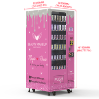 Distributeur automatique de cils Zhongda Beauty avec écrans tactiles de 7 et 10 pouces, paiement par carte de crédit, SDK activé, déployé dans les centres commerciaux