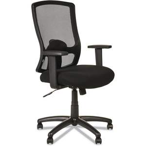 Silla Ergonómica Alera Serie Etros con Respaldo Alto, Giratoria/Inclinable, Reposacabezas Ajustable, Tela Moderna y Malla de Aluminio - Product Image 5