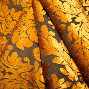 Tissu d'ameublement de luxe en velours jacquard pour canapé et mobilier textile de maison - Product Image 3