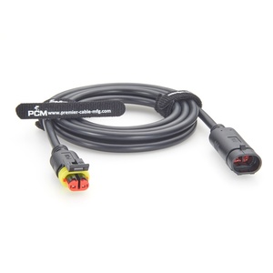 2 Yollu AMP Superseal Konnektör Uzatma Kablosu 16AWG, Kamyon Treyler LED Aydınlatma ve Sensör Sistemleri için Tyco 282104-1 - 282080-1 - Product Image 3