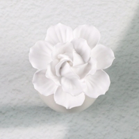 Diffuseur de parfum d'ambiance en cire parfumée, fleur en céramique faite à la main, parfum d'intérieur, huile essentielle, diffuseur à bâtonnets – Vente en gros