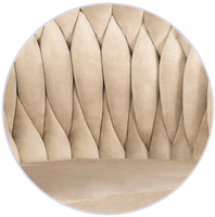 Chaises de salle à manger nordiques de luxe rembourrage bras blanc crème beige rembourré pieds en métal chaise de salle à manger