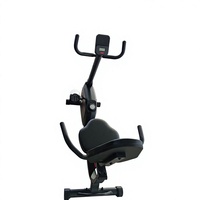 Vélo d'exercice magnétique inclinable, vélo d'appartement silencieux avec dossier, appareil cardio pour la remise en forme et la rééducation à domicile