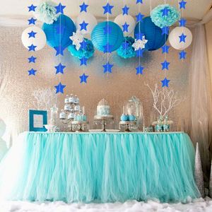 OEM Decorations - Multicolored <b>Glitter</b> Star Paper Garlands for Parties, Weddings, and Celebrations - Product Image 1