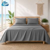 Literie en coton égyptien certifiée OEKO-TEX et approuvée GOTS, 300TC, naturelle, respirante, soyeuse, confortable, moderne et écologique