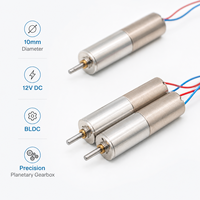 Moteur de doigt robotisé 12V 24V, micro-moteur à engrenages planétaires avec encodeur pour la robotique de la main prothétique et l'automatisation