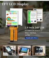 Layar TFT Polcd 2.8 Inci 240x320 ST7789P3-G6 Driver 24 Pin MCU 262k Warna RGB LCD