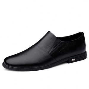 Chaussures habillées de luxe en cuir souple de haute qualité, à lacets, bout carré, respirantes, antidérapantes et légères pour hommes, tailles 37-45 - Product Image 1