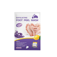 Masque exfoliant pour les pieds, logo privé OEM, exfolie la peau rugueuse, prévient la sécheresse
