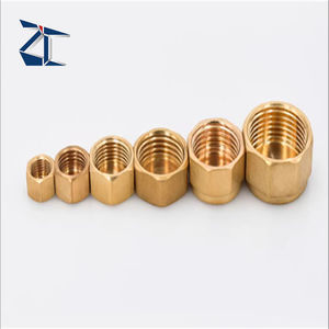 قابس مشفه من النحاس الأصفر ZC سدادة ذات شفة ملولبة سدادة مشابك أخرى - Product Image 1