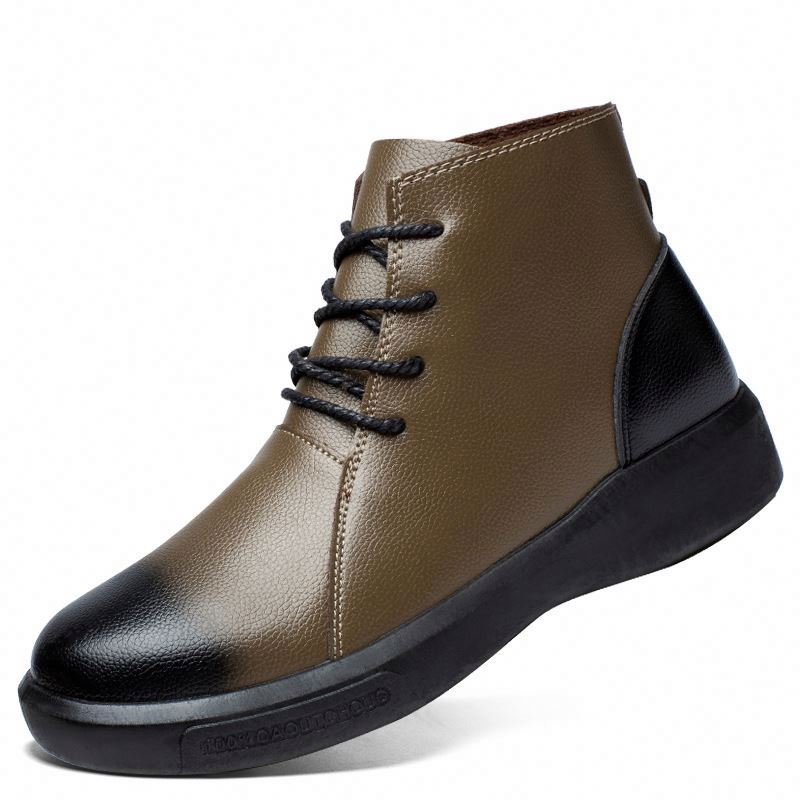 Outdoor sport shoes climbing trekking hiking big size ankle boots winter boots leather