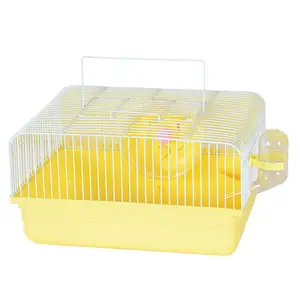 Cage pour hamster avec cage à ventilateur pour hamster ensoleillé cages pour hamster de luxe bon marché en plastique transparent