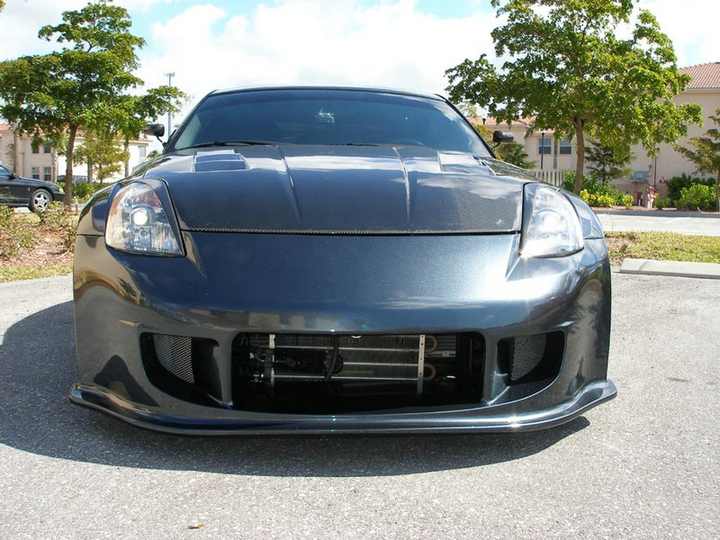 Painted Front Eyelids / Eyebrows – For Nissan 350Z Z33 Fairlady (2003-2008) – DTO #WV2