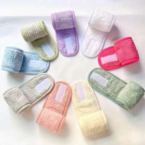 8*63 सेमी मोटा वफ़ल पिनेनेसेब पैटर्न बालों के सामान प्लेड वेक्रो हेयरबैंड चेहरा धोने सौंदर्य पगड़ी योग स्नान हेडबैंड - Product Image 1