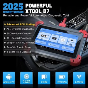เครื่องสแกนรถยนต์ XTOOL D7 V2.0 OBD2 ปี 2026 เครื่องมือวินิจฉัยระบบยานยนต์ครบวงจร พร้อมฟังก์ชันการเข้ารหัส ECU ของ FCA และโปรแกรมเมอร์กุญแจรถยนต์ รองรับการรีเซ็ตมากกว่า 36 <span class=keywords><strong>รายการ</strong></span> - Product Image 3