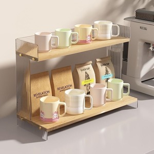 Table de toilette personnalisée, étagère de rangement multi-niveaux, boîte de rangement pour cosmétiques, lavabo, salle de bain, bureau, étagère de rangement - Product Image 6