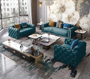 Groothandel Meubels Lederen Sofa Sectionele Hoek Vrijetijdsstoel Moderne Groene Fluwelen Sofa <span class=keywords><strong>Sectionals</strong></span> - Product Image 4