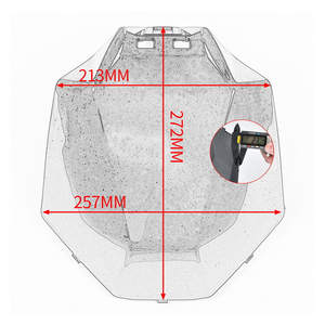 XXUN, marcos de Panel de cubierta media del lado superior de la motocicleta, carenado para <span class=keywords><strong>Honda</strong></span> 2017, 750, 2021, 2022, 2023, 2013, 2024 - Product Image 4