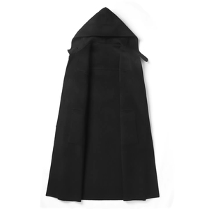 Gabardina con capucha para jóvenes para hombre, lana pura, Tweed de doble cara, salida de fábrica - Product Image 5
