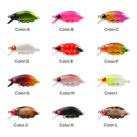 NOUVEAU Leurre Crayon Coulant OEM 4cm 3.4g, Mini Leurre Dur Insecte avec Bille d'Acier Fixe, Appât Artificiel pour la Pêche à la Truite