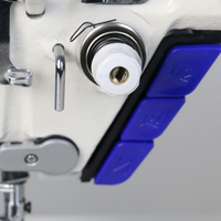 Machine à coudre domestique à plat à grande vitesse contrôlée par ordinateur YS-A91 avec double aiguille et fonctionnement facile