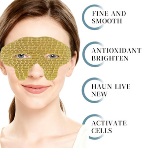 Masque pour les yeux en or pour les plis nasogéniens, patch raffermissant anti-rides 2 en 1 - Product Image 1