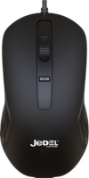 JEDEL Mouse Komputer USB Berkabel Mouse Kantor Optik Ergonomis Desain Samping Anti Selip DPI Dapat Disesuaikan untuk Laptop Desktop PC
