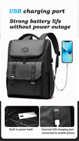 Sac à dos pour ordinateur portable en PU imperméable, léger, pour étudiants, décontracté, sportif, universitaire, extérieur, personnalisable, en stock