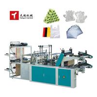 Machine automatique tout-en-un de fabrication et d'impression de sacs en plastique Tianyue Chine, machine de fabrication de sacs en plastique pour T-shirts à haute vitesse