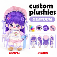 Jouets en peluche personnalisés OEM ODM, fabricant d'animaux en peluche doux avec faible MOQ