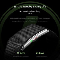 Bracelet intelligent sans écran, étanche IP68, analyse de la santé par IA, moniteur multisports, charge magnétique, unisexe, longue durée de vie de la batterie