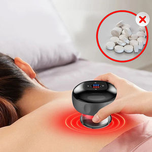 Новое поступление, портативный Электрический массажер для купирования-терапевтическое устройство 3-в-1 с подогревом, красным светом и вакуумной технологией - Product Image 5