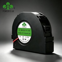 Poweryear 5010 Yüksek Hızlı Fırçasız 50mm Turbo Blower Fan DC 12V Radyal 50x50x10mm Santrifüj Fan