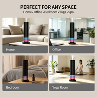 Diffuseur d'huiles essentielles électrique autonome, design moderne et silencieux, commande intelligente par application, éclairage LED, utilisation en hôtel, machine à parfum pour la maison