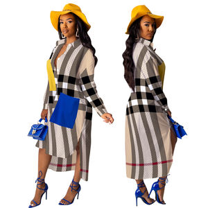 <span class=keywords><strong>Camicette</strong></span> e Abiti Patchwork con Taglio Speciale, Camicetta Lunga da Donna - Product Image 4