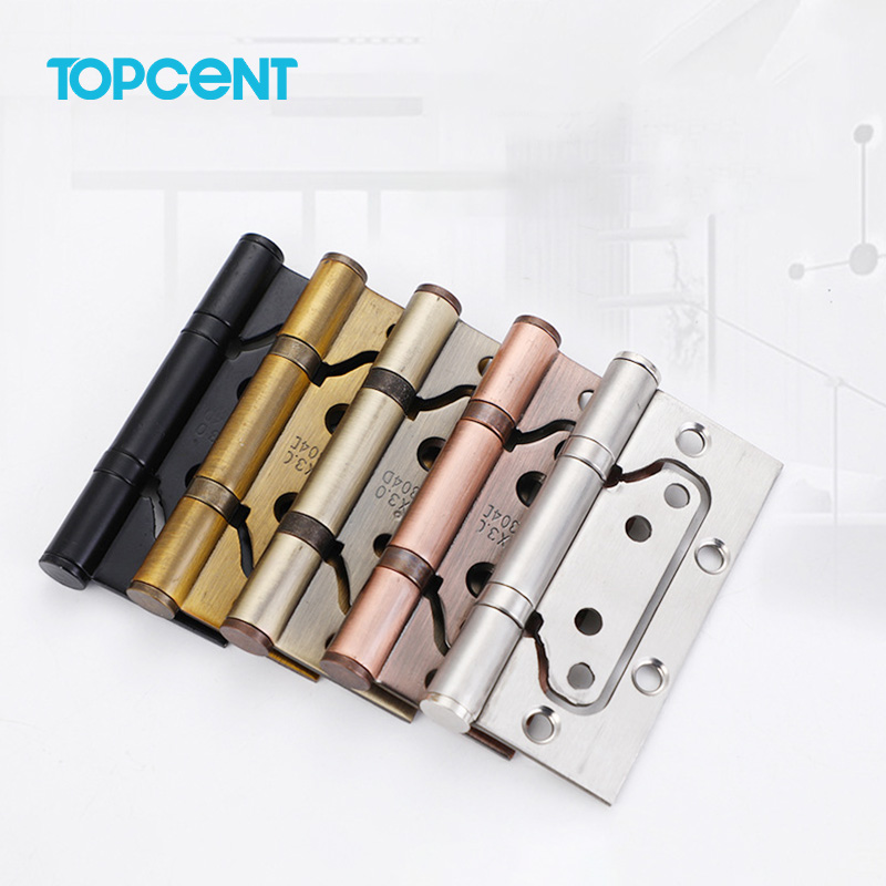 Topcent матовый никель отделка шарнир надежный поставщик мебельная петля нержавеющая сталь дверной шарнир