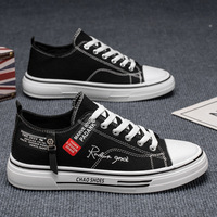 Baskets d'Été Décontractées Respirantes pour Hommes, Chaussures Toile Basses Jeunesse Tendance Tout-Terrain pour Étudiants avec Doublure en Mesh