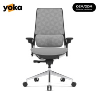 Chaise de bureau ergonomique de luxe, soutien lombaire indépendant, châssis D3 à 3 directions, accoudoirs multi-axes 5D, entièrement personnalisable en usine
