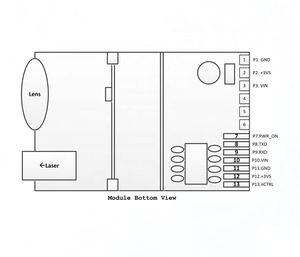 1mm d'intérieur de haute résolution de 60m de <span class=keywords><strong>distance</strong></span> laser <span class=keywords><strong>circuit</strong></span> avec code Hexadécimal - Product Image 6