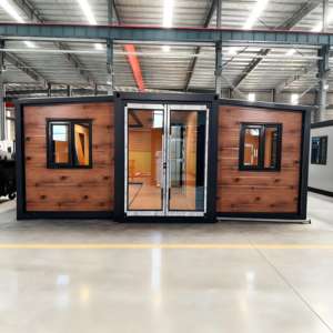 Лесное зерно 20 футов 40 футов новый дизайн водонепроницаемый сборный расширяемый контейнерный дом 2 3 4 5 спальни сборная вилла мобильный дом - Product Image 1