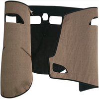 Tapis en polaire doux et moelleux pour tableau de bord, adapté à la Hyundai Elantra 2012, antidérapant et anti-poussière