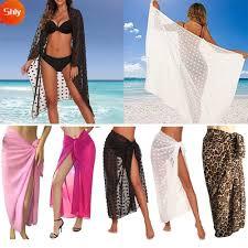 Women's Floral Pareo Sarong <b>Beach</b> Cover Up Printed <b>Wrap</b> <b>Skirt</b> Lightweight Swimwear Accessory Tropical Summer Resort Wear Fashion - Product Image 3