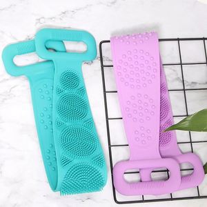 Gant <span class=keywords><strong>de</strong></span> <span class=keywords><strong>toilette</strong></span> en gel <span class=keywords><strong>de</strong></span> silice Gant <span class=keywords><strong>de</strong></span> <span class=keywords><strong>toilette</strong></span> pour le dos Serviette <span class=keywords><strong>de</strong></span> bain Exfolier et masser la peau - Product Image 1
