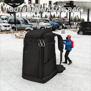 OutdoorMaster Men's <b>Ski</b> Boot Bag 65L Snowboard Boots Travel Backpack Anti-Slip Helmet <b>Ski</b> Shoes Goggles Gloves Accessories - Product Image 2