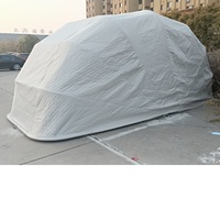 Toldo para Motocicleta de Alta Calidad, en Oferta, Azul, Impermeable, de Tela de Poliéster, con Estructura de Acero Inoxidable Resistente a la Corrosión, para Exteriores
