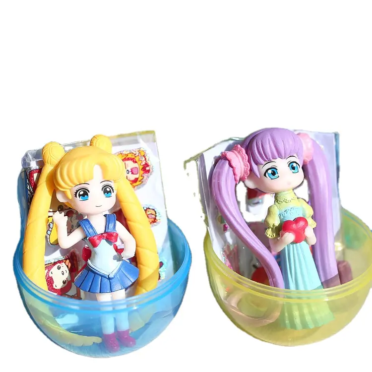 Sailor Moon figure Doll Egg rotazionale Twist Egg Decoration children's Family Puzzle Toy