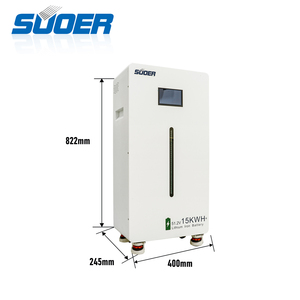 Batteria al Litio Verticale a Parete Suoer per Accumulo Solare 2.5KWH-15KWH 100Ah-280Ah 25.6V-51.2V con Puleggia - Product Image 5