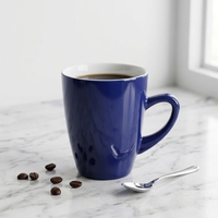 Tasse à café en céramique bleue Yanxiang la plus populaire de 2026 – Tasse à latte personnalisée en céramique pour la maison, l'hôtel et le bureau