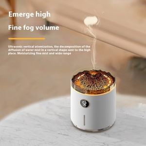 Volcan 350ml méduse humidificateur d'air à ultrasons 1200mAh diffuseur volcanique humidificateur à flamme pour bureau à domicile - Product Image 6