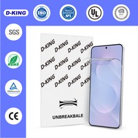 Protection d'écran incurvée en TPU hydrogel 2.5D 3D incassable de qualité supérieure pour VIVO OPPO iPhone Samsung